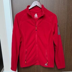 Eddie Bauer First Ascent women’s red fleece Jacket size medium